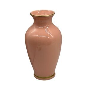 Japanese Modern Vase Ceramic Porcelain Gloss Pink